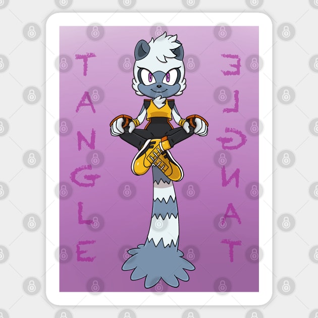 Tangle BG Sticker by Firestorm Fox